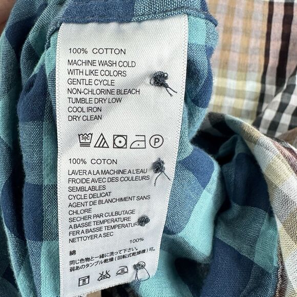 Tommy Bahama Shirt Mens XL Cotton Madras Plaid Button Up Preppy Long Sleeve - Picture 14 of 16